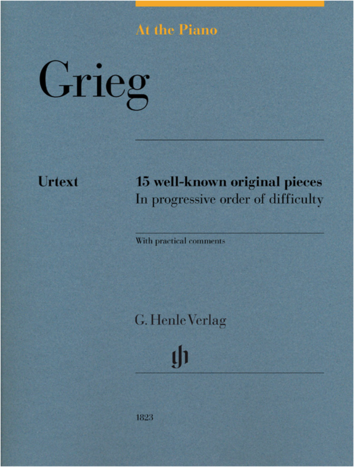 AT THE PIANO - GRIEG