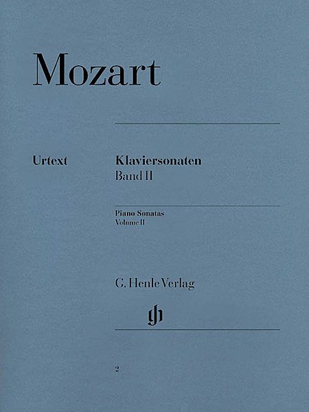 MOZART PIANO SONATAS VOLUME 2 W/FINGERING