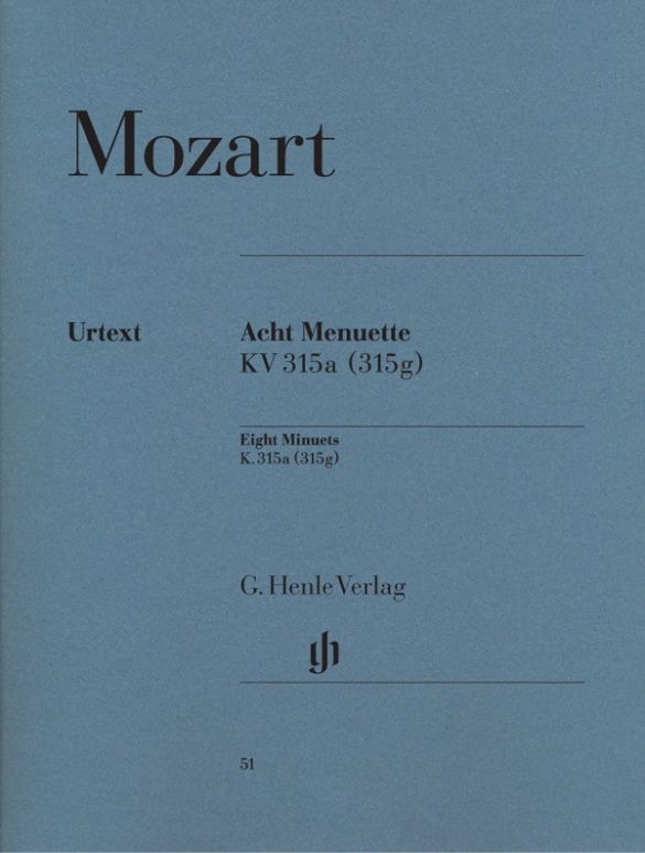MOZART EIGHT MINUETS K315A PF