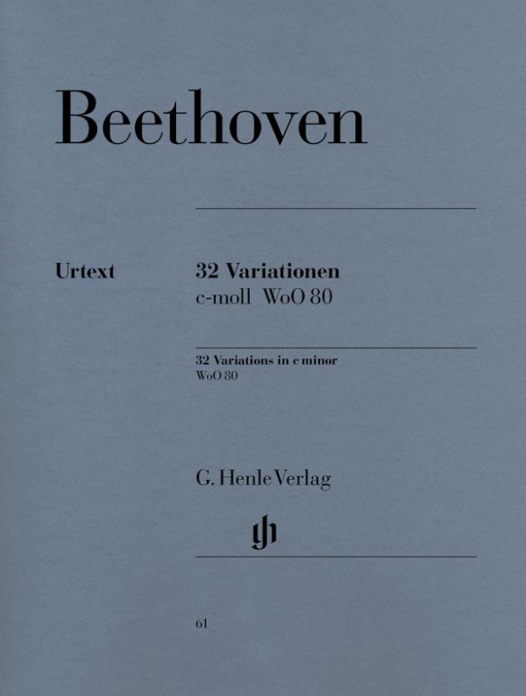 ***BEETHOVEN 32 VARIATIONS C MIN WoO 80