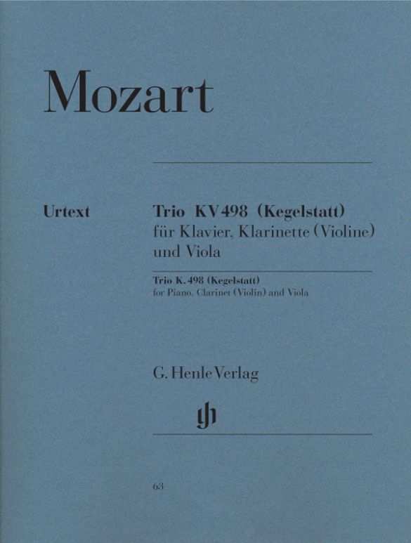MOZART TRIO K.498 (KEGELSTATT) PIA/VIO/VLA
