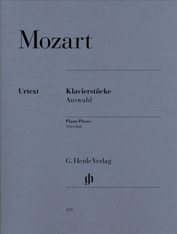 MOZART PIANO PIECES SELECTION W/FINGERING