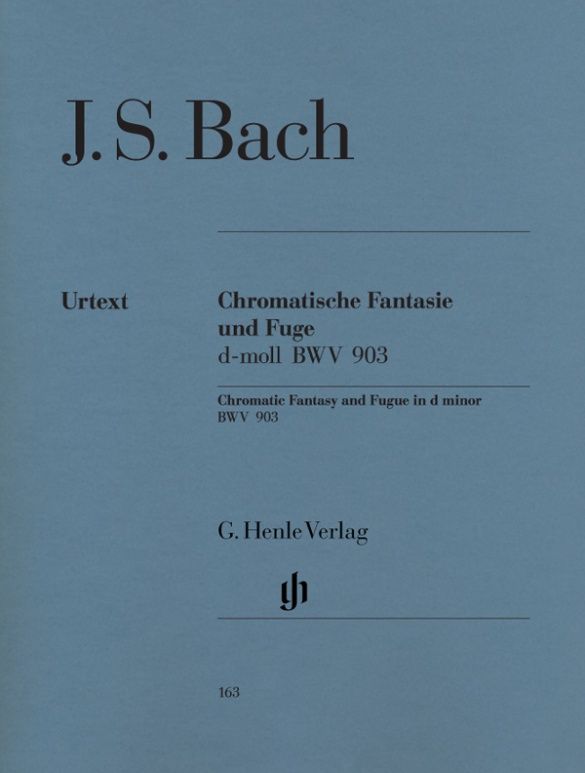 BACH CHROMATIC FANTASY & FUGUE D MINOR W/FINGERING