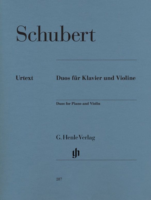 SCHUBERT DUOS FOR VIOLIN AND PIANO 