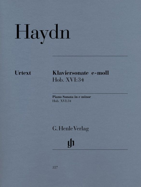 ***HAYDN PIANO SONATA E MINOR HOB XVI:34