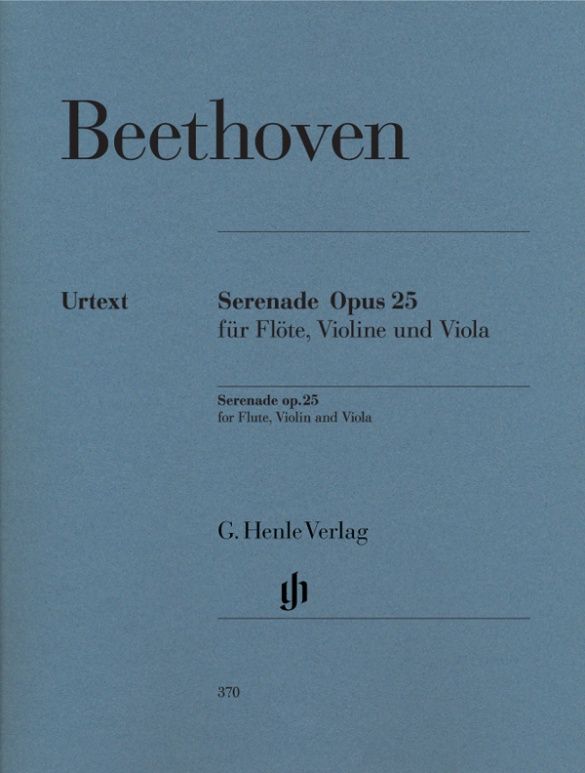 BEETHOVEN SERENADE OP25 VIOLIN/VIOLA/FLUTE