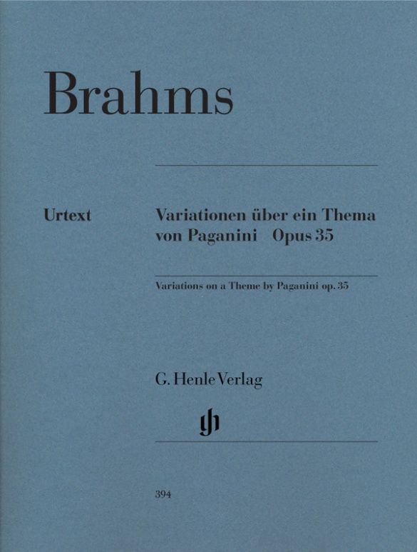 BRAHMS VAR ON THEME BY PAGANINI OP35 PF