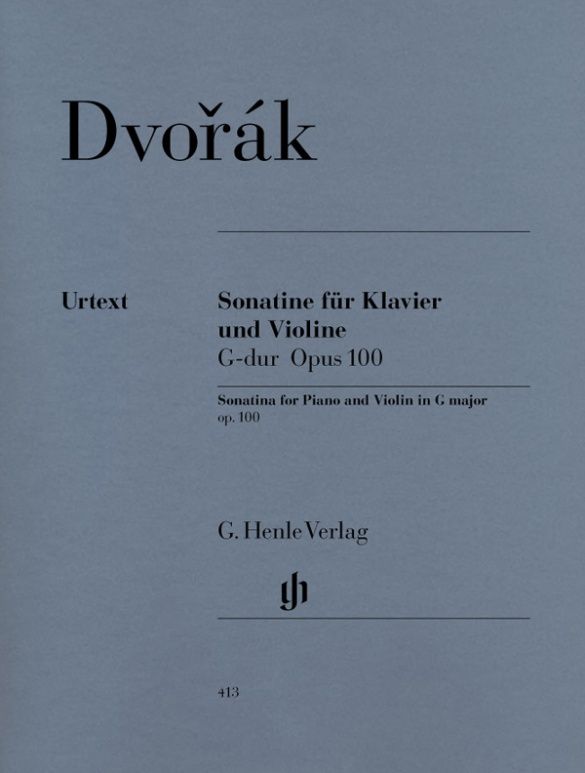 DVORAK VIOLIN SONATINA G MAJOR OP.100