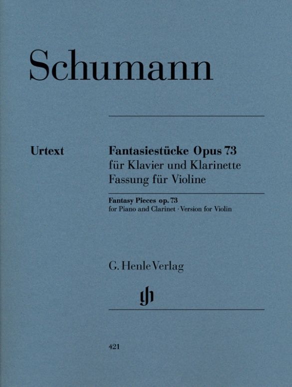 SCHUMANN FANTASY PIECES OP73 VLN/P/CLARINET