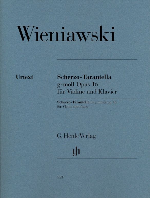 WIENIAWSKI SCHERZO TARANTELLA IN G MIN OP16 VIO