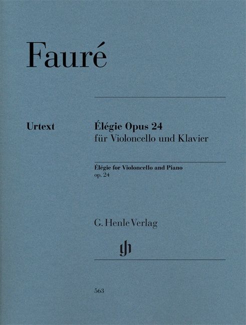 FAURE ELEGIE OP24 FOR VIOLONCELLO AND PIANO