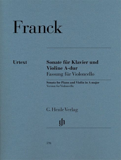 FRANCK SONATA A MAJ FOR CELLO/PF