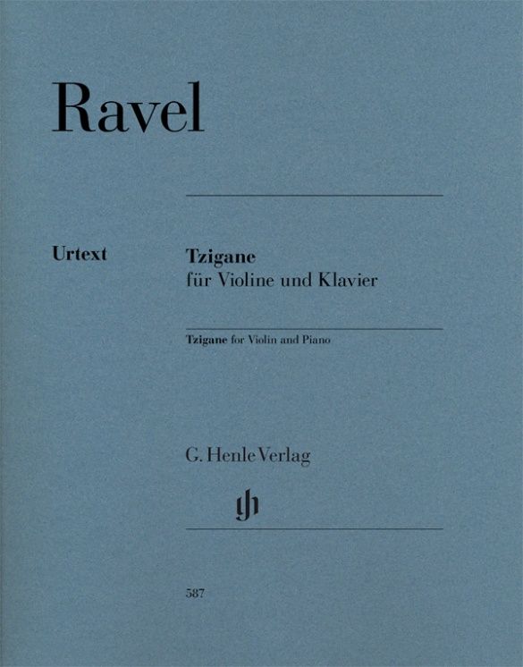 RAVEL TZIGANE FOR VIOLIN AND PIANO
