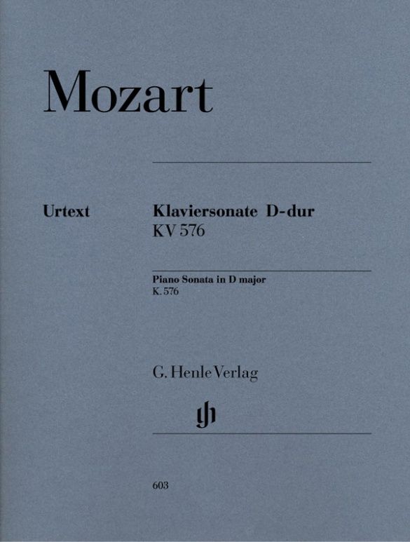 MOZART PIANO SONATA IN D MAJOR K576