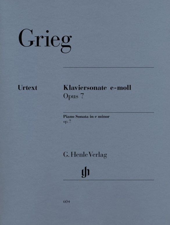 GRIEG PIANO SONATA E MINOR OP7