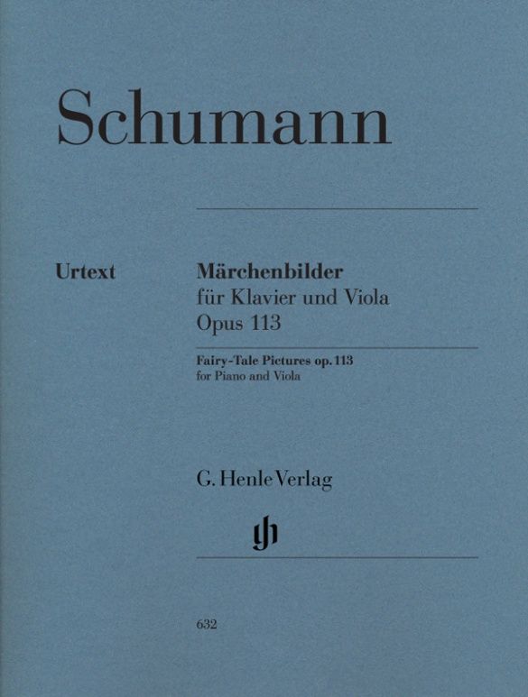 SCHUMANN FAIRY-TALE PICTURES OP113 FOR VIOLA