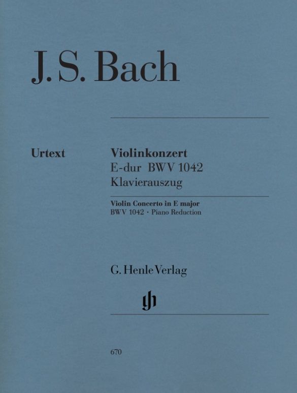 BACH VIOLIN CONCERTO E MAJOR BWV 1042