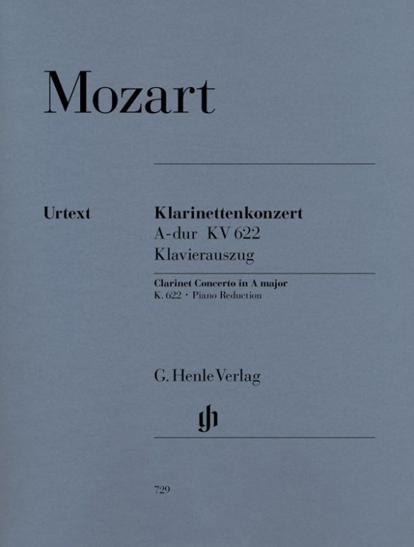 MOZART CLARINET CONCERTO IN A MAJOR K622