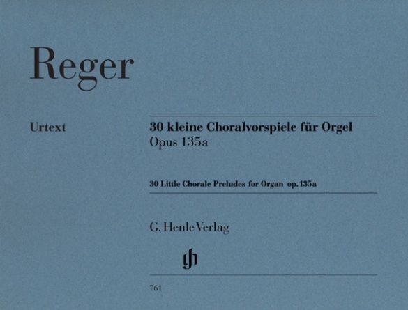 REGER 30 LITTLE CHORALE PRELUDES ORGAN