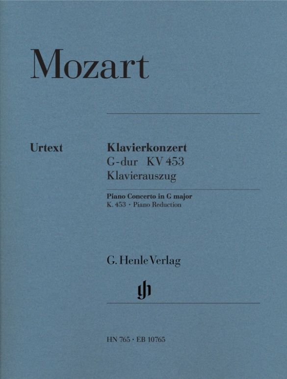 MOZART PIANO CONCERTO G MAJOR KV453