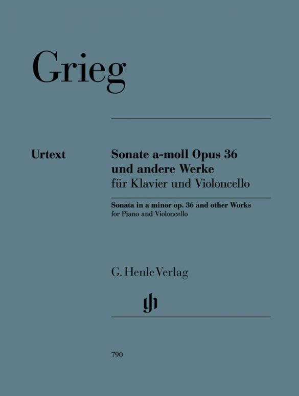 GRIEG CELLO SONATA A MIN OP36 & OTHER WORKS