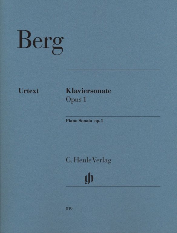 BERG PIANO SONATA OP1