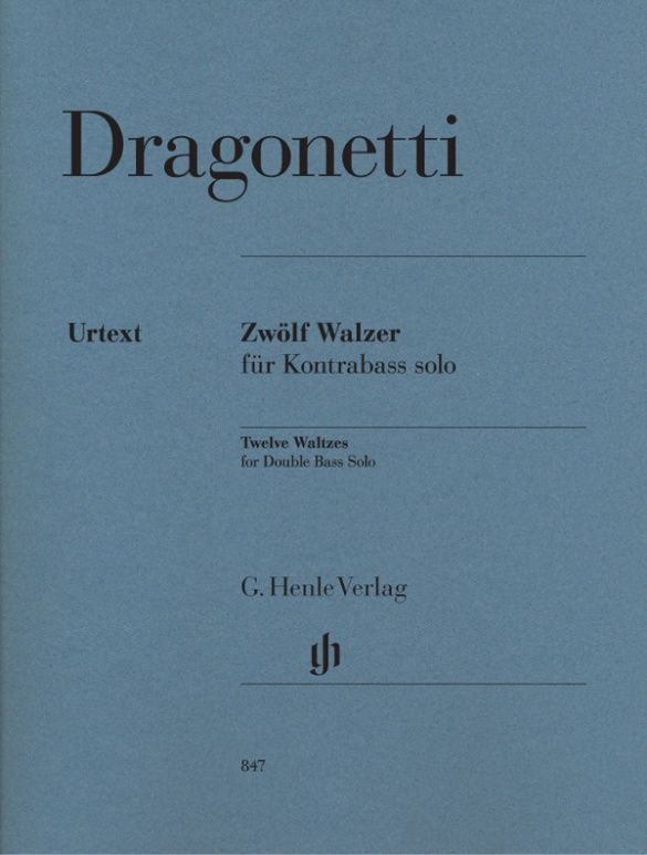 DRAGONETTI TWELVE WALZER FOR DOUBLE BASS SOLO