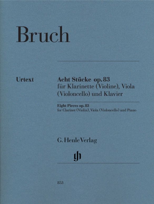 BRUCH EIGHT PIECES OP83 STG TRIOS
