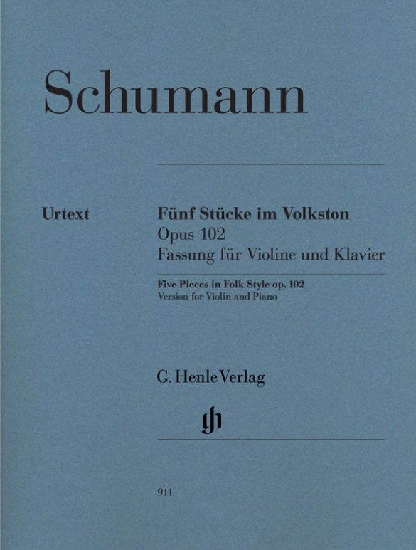 SCHUMANN FIVE PIECES IN FOLK STYLE OP102 VIO/PNO