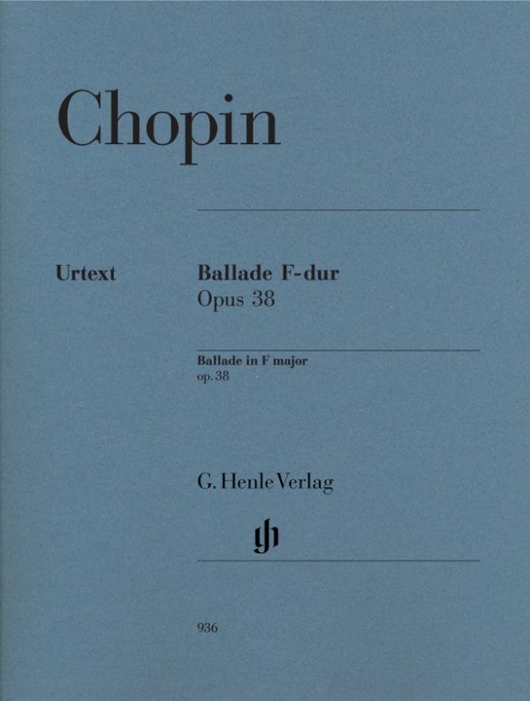 CHOPIN BALLADE IN F MAJOR OP38 PF