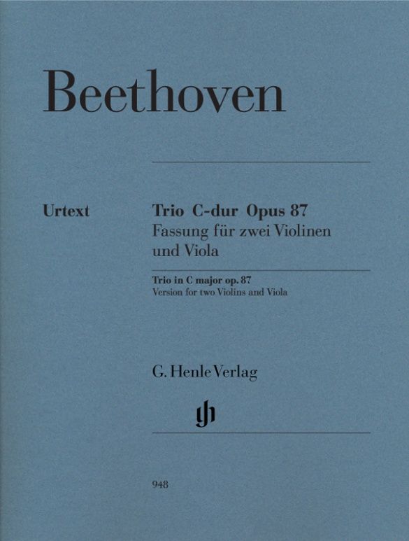 BEETHOVEN TRIO IN C MAJOR OP87