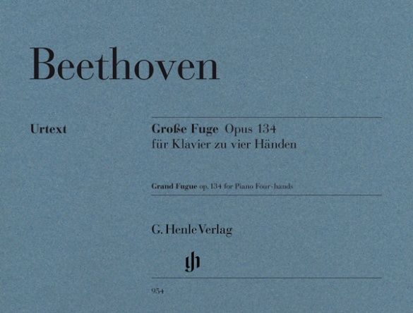 BEETHOVEN GRAND FUGUE OP134 FOR PNO FOUR HANDS
