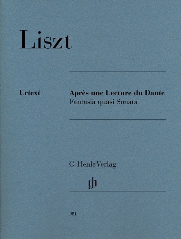 LISZT APRES UNE LECTURE DU DANTE FOR PIANO
