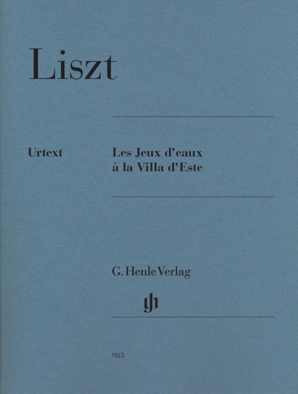 LISZT LES JEUX D'EAUX A LA VILLA D'ESTE