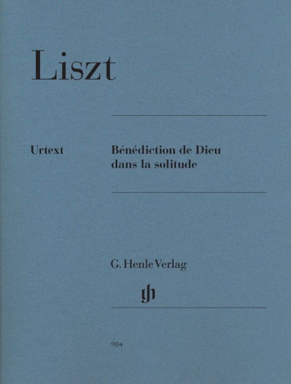 LISZT B??N??DICTION DE DIEEU DANS LA SOLITUDE