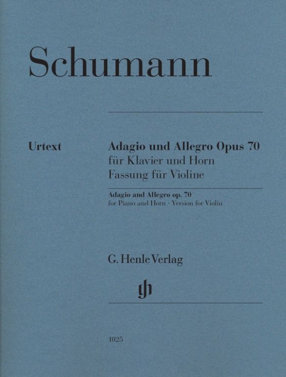 SCHUMANN & ALLEGRO OP 70 FOR PIA & HORN VER VIOLIN