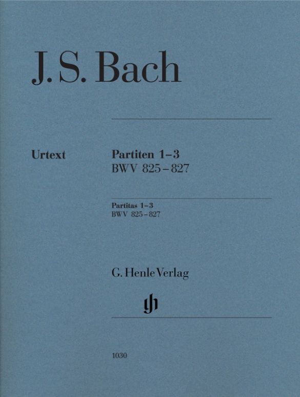 BACH PARTITAS 1-3 BWV825-827 W/O FING. PNO
