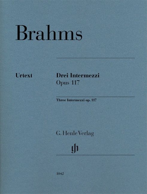 BRAHMS 3 INTERMEZZI OP117