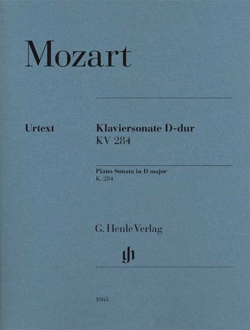 MOZART PIANO SONATA IN D MAJOR K284