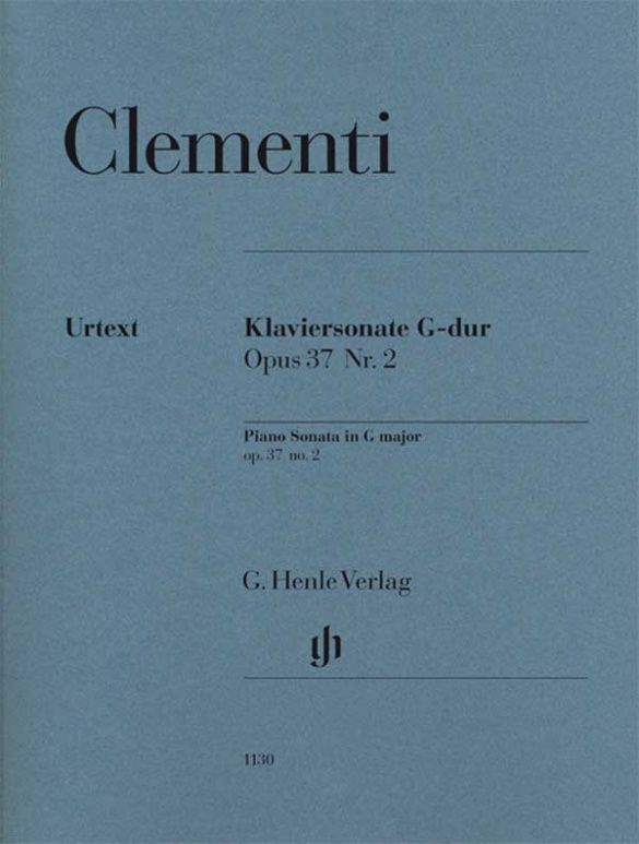 CLEMENTI PIANO SONATA IN G MAJOR OP.37 NO.2