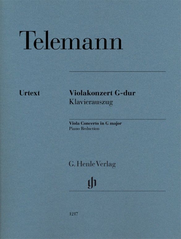 TELEMANN VIOLA CONCERTO G MAJOR