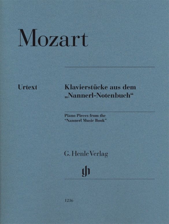 MOZART NANNERL NOTENBUCH FOR PIANO