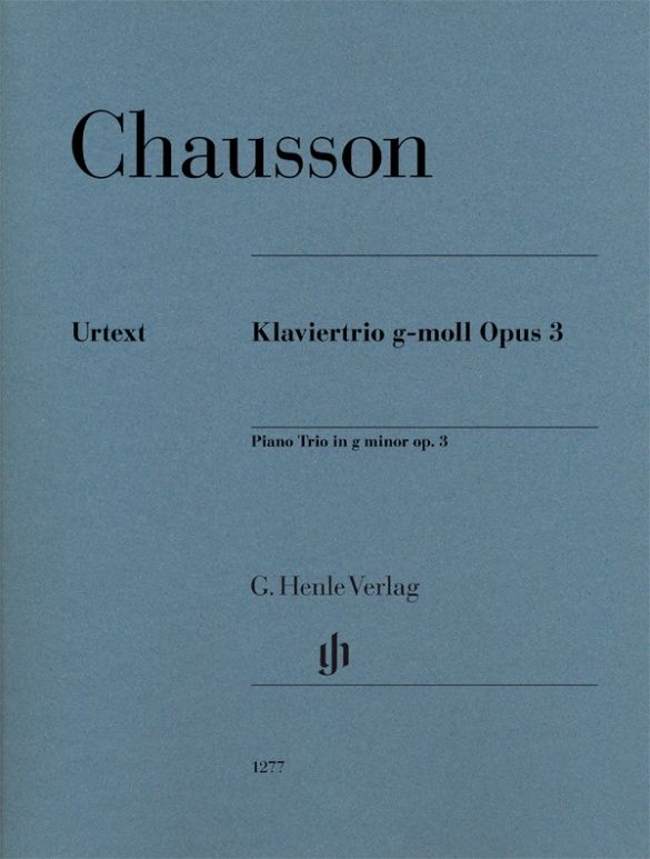 CHAUSSON PIANO TRIO IN G MINOR OP3 PIA