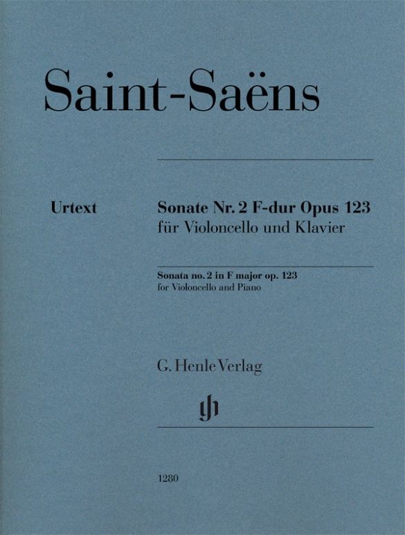 SAINT-SAENS SONATA #2 IN F MAJ OP123 CEL/PIA