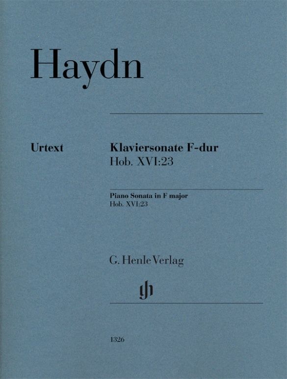 ***HAYDN PIANO SONATA F MAJOR HOB XVI:23