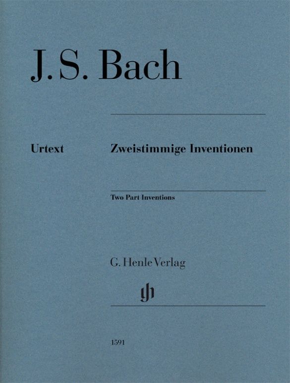 BACH TWO PART INVENTIONS W/O FINGERING