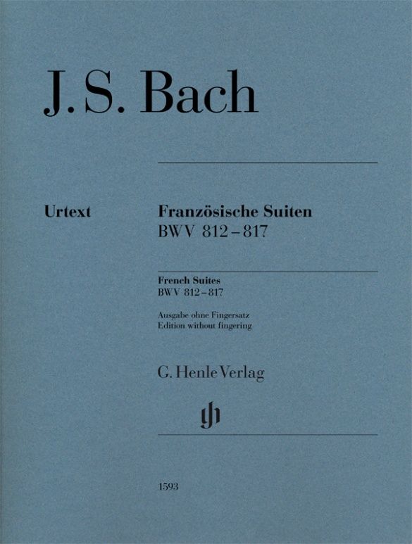 BACH FRENCH SUITES BWV 812-817 W/O FINGERING