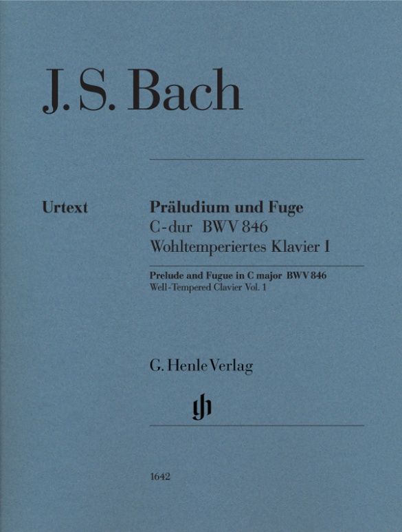 BACH PRELUDE & FUGUE IN C MAJ BWV846 W/O FING. PNO