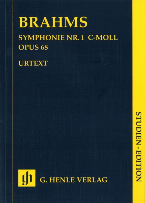 BRAHMS SYMP #1 SE STUDY SCORE
