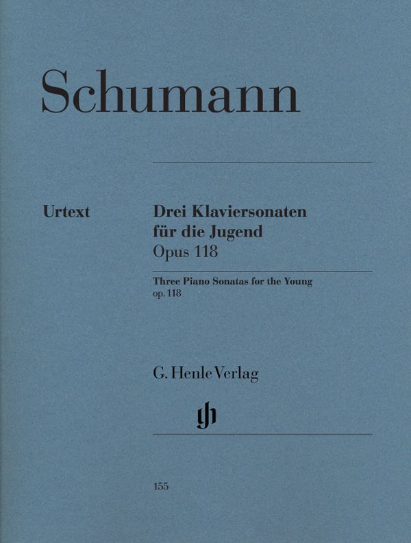 SCHUMANN 3 SONATAS FOR THE YOUNG OP118 PF